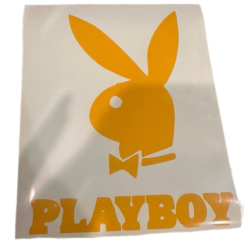 Playboy wording sticker decal