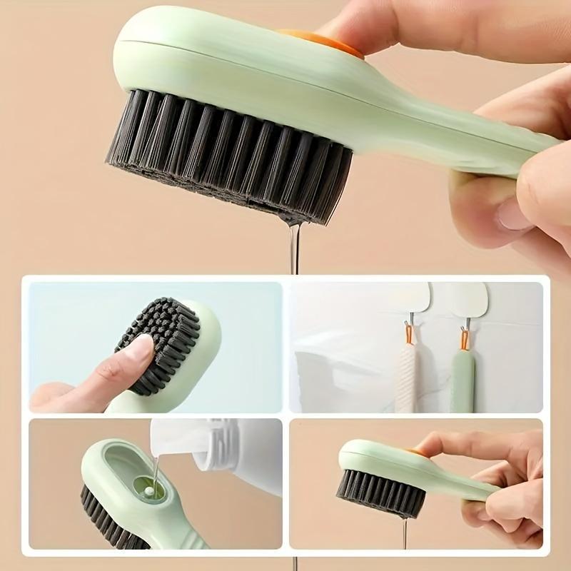 Shoe Brush, 1 Count Multifunctional Shoe Cleaning Brush, Household Soft Bristle Laundry Brush for Home Kitchen Dormitory School