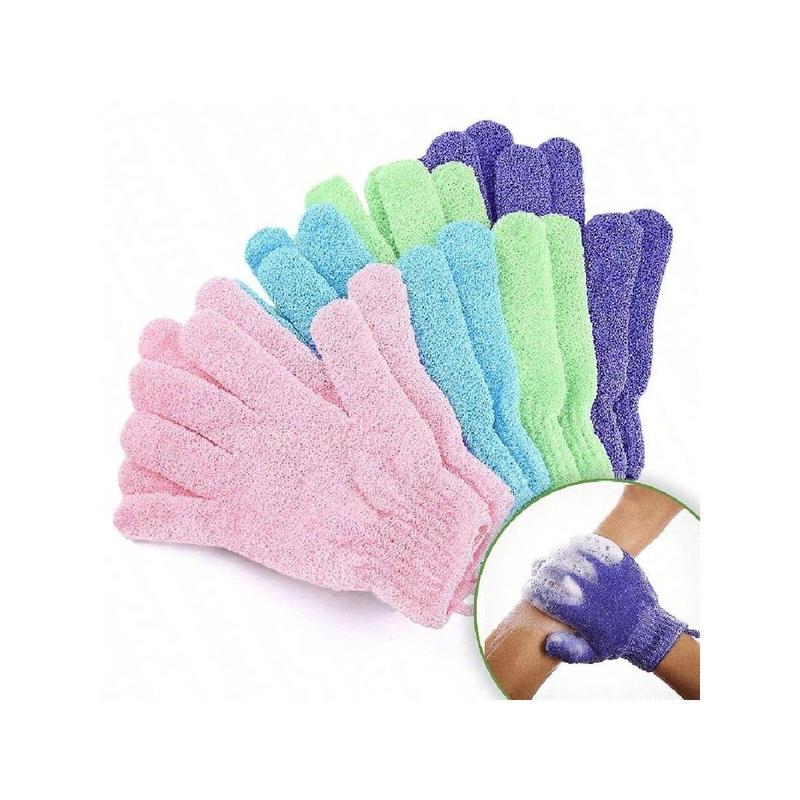 1pc 2pcs 8pcs Exfoliating Shower Gloves, Reversible Exfoliating Gloves, Exfoliating Shower Gloves, Body Scrub Gloves, Shower Gloves To Exfoliate Body Body Cleansing Tools, for Spa, Massage and Body Scrub, Body Cleansing Accessories