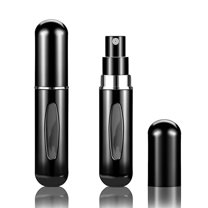 Perfume Dispenser, 1 Count Travel Refillable Perfume Bottle, 5ml Portable Perfume Bottle, Cylindrical Spray Bottles, Perfume Storage Tools, Storage Organizer, Makeup Organizer