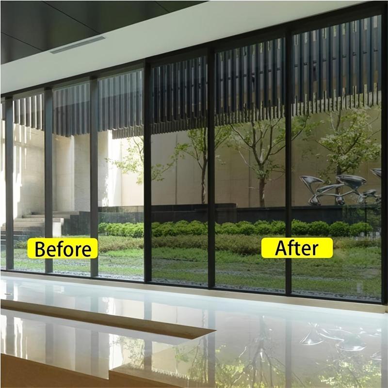 Electrostatic Glueless Static Glass Window Film, 1 Roll One-way Thermal Insulation Film, Home Decor Supplies for Office & Home