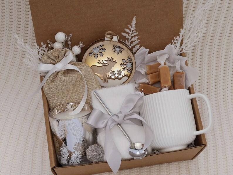 Christmas Gift Basket, Personalized Hygge Gift Box, Friendship Gift Set, Thank You Gift, Xmas Gift For Friends, Thinking Of You Gift