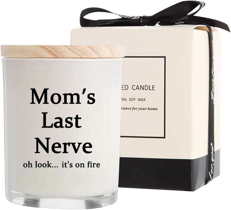 Gifts for Mom from Daughter Son - Best Gifts, Funny Birthday & Mothers Day & Thanksgiving & Christmas Gifts, Vanilla Candles(5.8oz)