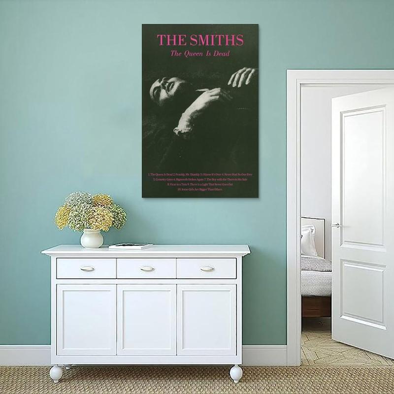 The Smiths The Queen Is Dead Poster Album Cover Posters Canvas Wall Art Living Room Posters Bedroom Painting, Unframe