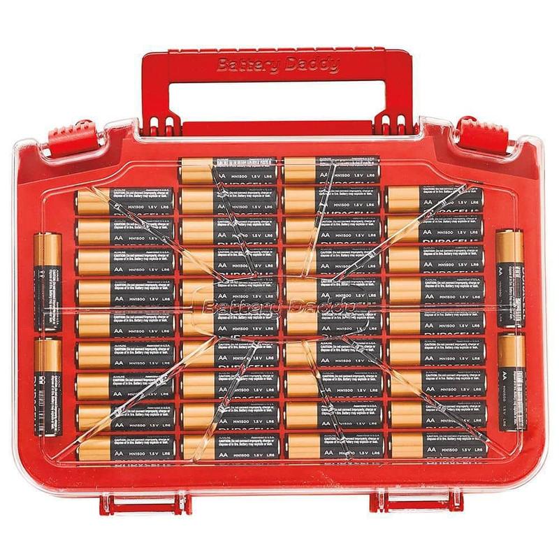 150 Battery Organizer and Storage Case with Tester Boxes Household