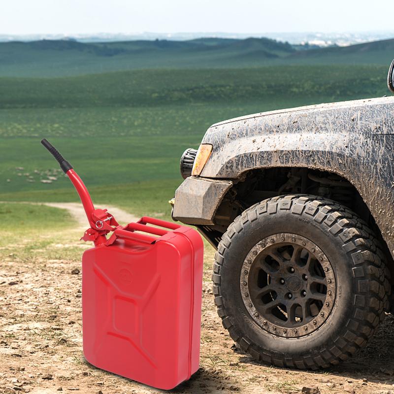 Portable Jerry Can 20L 5Gal Capacity, Emergency Backup Fuel Container