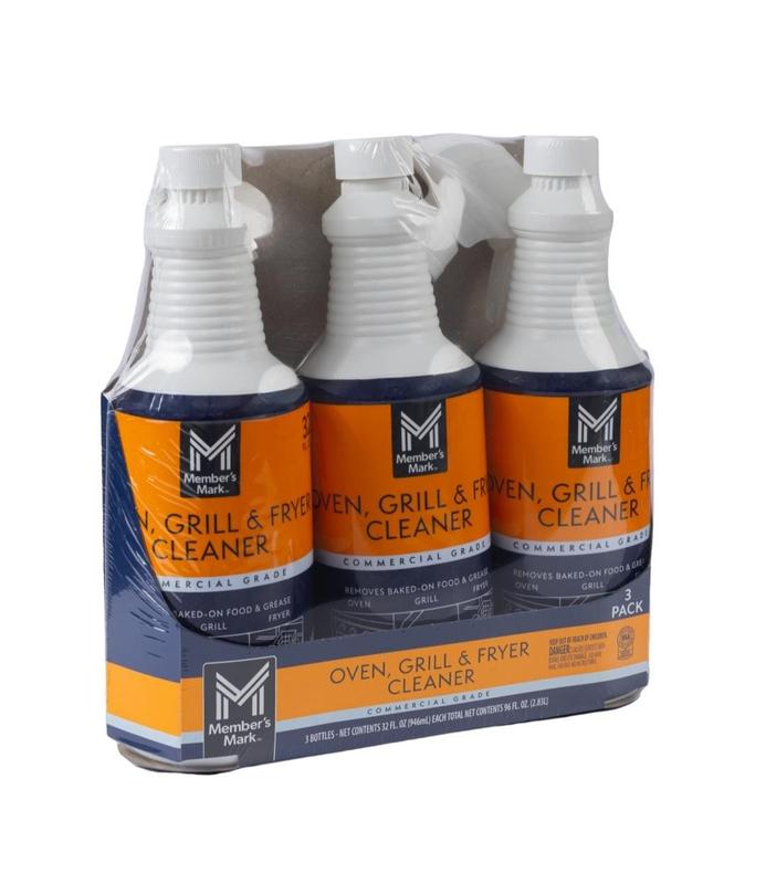 Member's Mark Commercial Oven, Grill and Fryer Cleaner-32 Ounce- 3 pack Household Kitchen