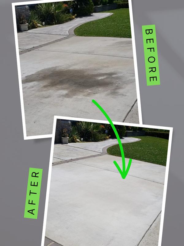 Oil Away The Original Waterless Concrete Cleaner | Enzyme Infused Technology Household Cleaning