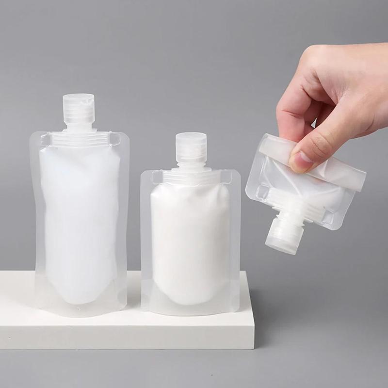 Portable Empty Travel Bottle Set, 10pcs set 30 50 100ML Refillable Squeeze Bottle, Portable Travel Container for Skincare, Shampoo, Lotion, Shower Gel