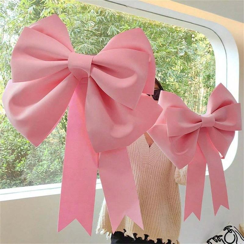 Oversized Bow (DIY Kit) Christmas Valentine's Day Mother's Day Women's Day Wedding Anniversary Birthday Party Backdrop Wall Decor, Living Room Decoration, Public Place Photo Frame Backdrop