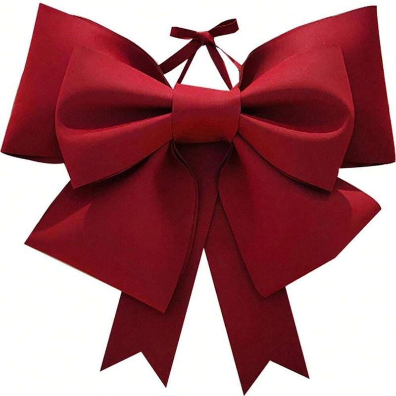 Oversized Bow (DIY Kit) Christmas Valentine's Day Mother's Day Women's Day Wedding Anniversary Birthday Party Backdrop Wall Decor, Living Room Decoration, Public Place Photo Frame Backdrop