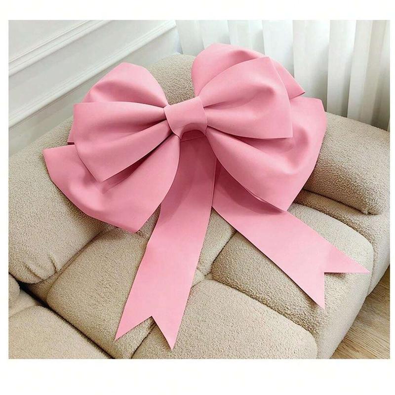 Oversized Bow (DIY Kit) Christmas Valentine's Day Mother's Day Women's Day Wedding Anniversary Birthday Party Backdrop Wall Decor, Living Room Decoration, Public Place Photo Frame Backdrop