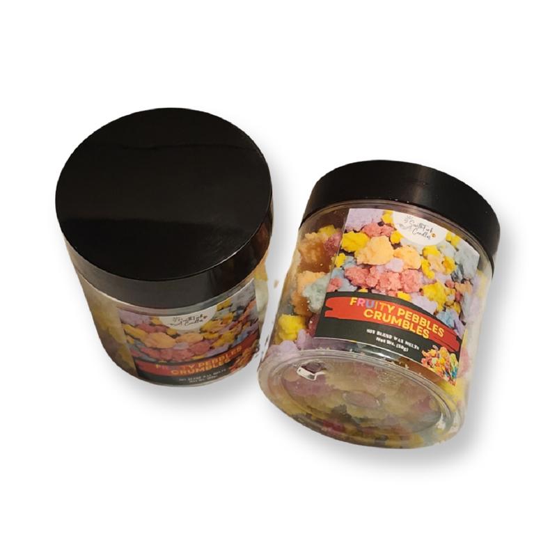 Fruity Pebbles Crumbles Wax Melt with 50g of wax melt crumbles