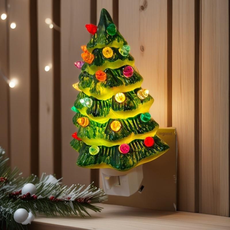 Merchants Stick Beads, Christmas Tree Shaped Night Light, Decorative Light, Decorative Light for Home Bedroom Living Room, Home Decor