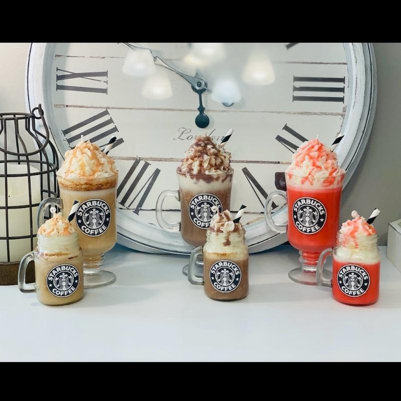 Frappe coffee Candles Decor