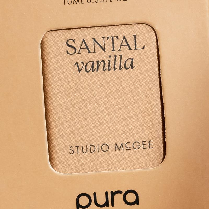 Santal Vanilla Pura Refill - Luxurious Sandalwood and Vanilla Scent for Pura Diffusers - Long-Lasting Fragrance - 0.33 Fl Oz Scented Perfume