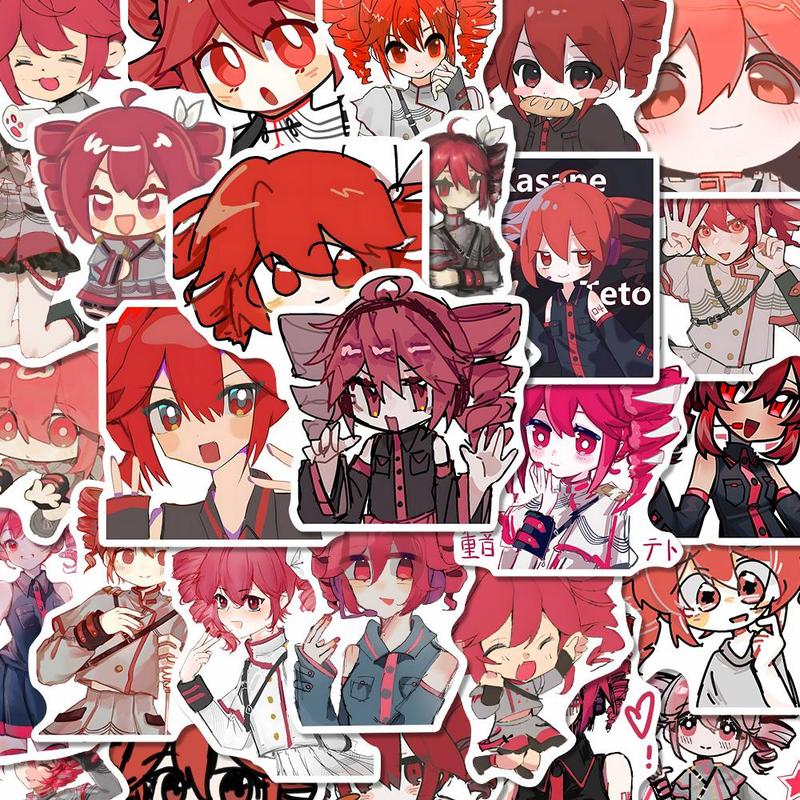 Anime Character Pattern Sticker, 64pcs set Waterproof Self Adhesive Decor Paper, Decor Sticker for Gift Greeting Card Water Bottle Laptop Phone