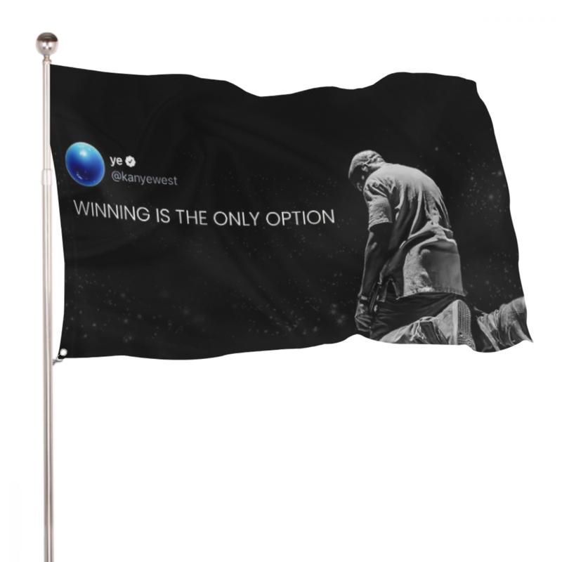 Rapper Tapestry Flag Banner 3x5 Foot Winning Is The Only Option Wall Hanging Tapestry Decor for Bedroom College Frat Caves Dorm 3 x 5 Ft Man Cave flag