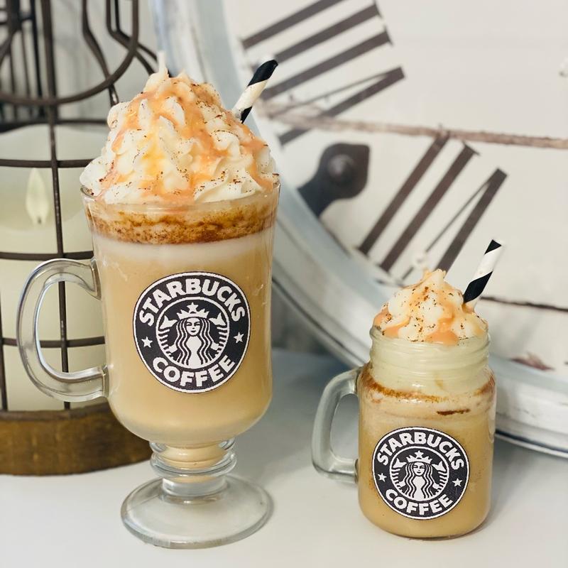 Frappe coffee Candles Decor