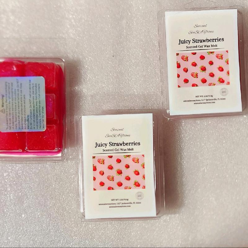 Gel Wax Melts: Highly Scented Easy To Use & Clean Lasting Aroma Wax Tarts Fragranced For Home & Office Room Decor