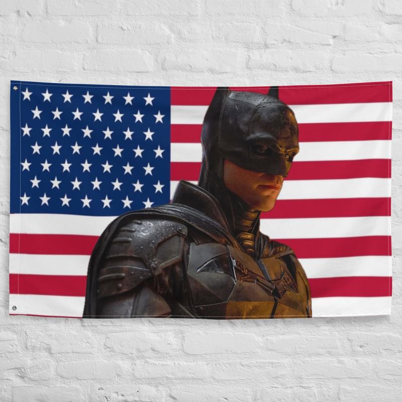 Bat man Flag  Superhero Flag, Funny Flag For Girl, Wall Flag For Girl, Funny Room Flag, Funny Flag, Bedroom Flag, Room Taptries