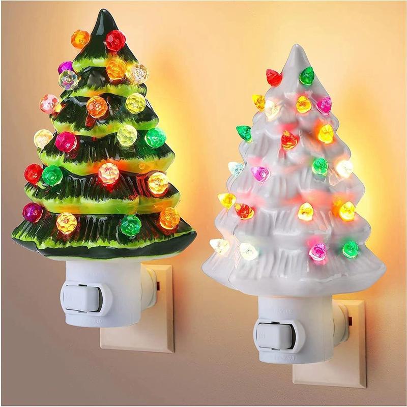 Merchants Stick Beads, Christmas Tree Shaped Night Light, Decorative Light, Decorative Light for Home Bedroom Living Room, Home Decor