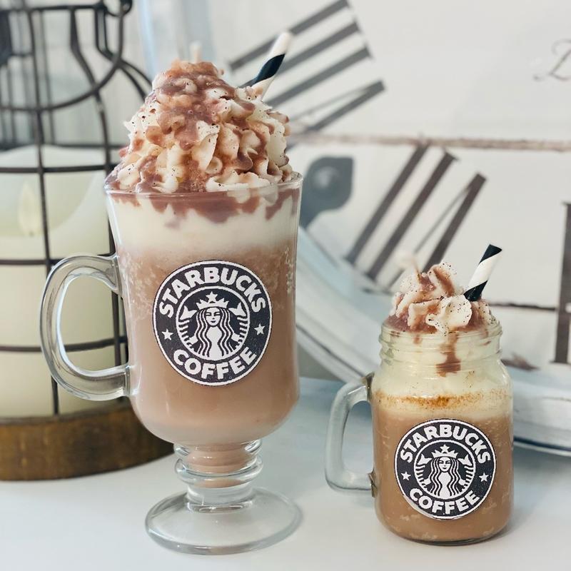 Frappe coffee Candles Decor