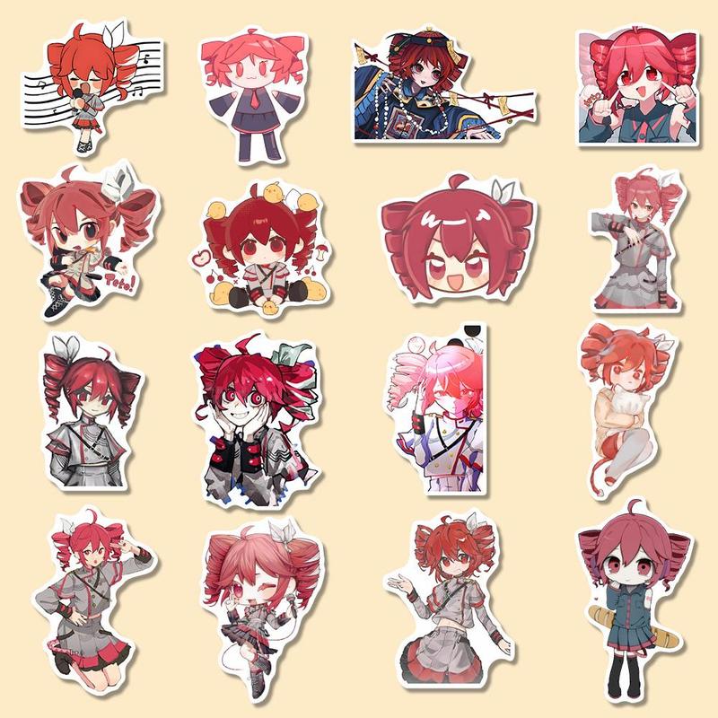 Anime Character Pattern Sticker, 64pcs set Waterproof Self Adhesive Decor Paper, Decor Sticker for Gift Greeting Card Water Bottle Laptop Phone