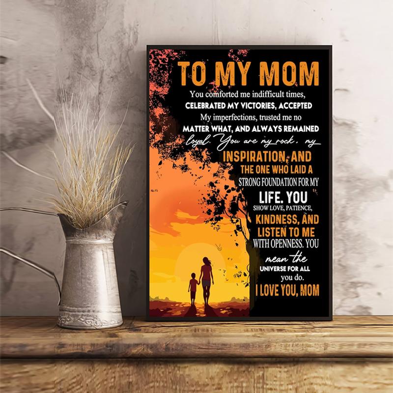 To My Mom Mother'day Gift Poster