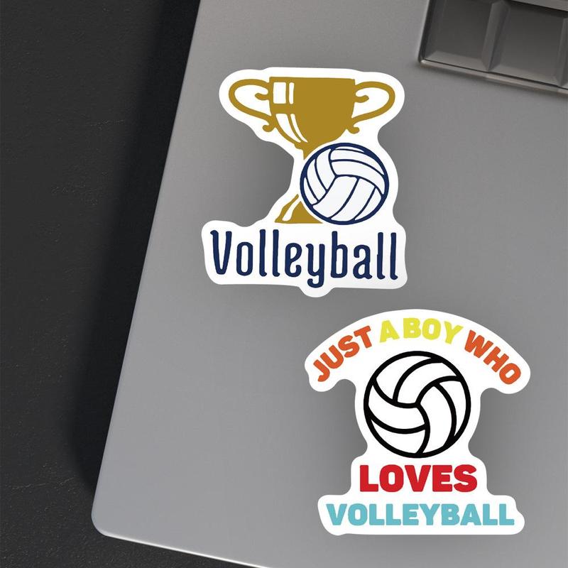 Volleyball Series Sticker, 50pcs set Waterproof Self Adhesive Decor Paper, Decor Sticker for Gift Greeting Card Water Bottle Laptop Phone