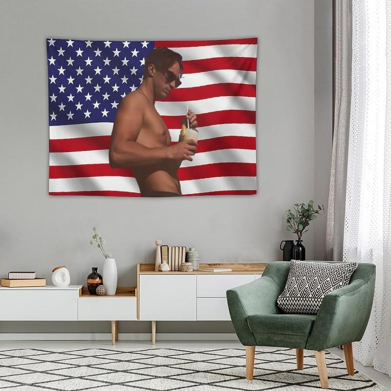 Fun Drew Star Starkey Flag Tapestry Poster Suitable for College Dormitory Cave Bedroom Living Room Bedroom Background Rafe Star Cameron Flag Tapestry