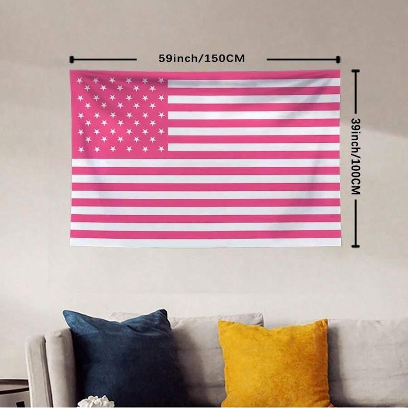 Tate Mcrae Pink America Flag, 3x5ft Flag, Home Décor, Gifts for Fans