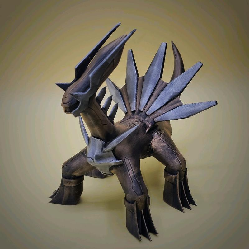 Dialga Jumbo 3d Printed Pokemon Statue