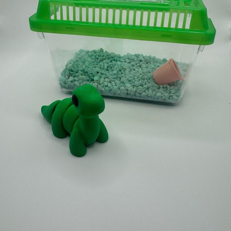 3D Printed Pocket Pets with Cages, 3D Articulating Animals