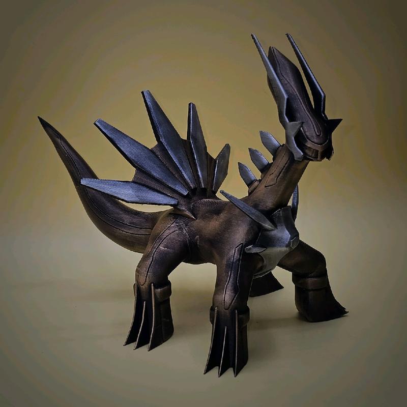 Dialga Jumbo 3d Printed Pokemon Statue