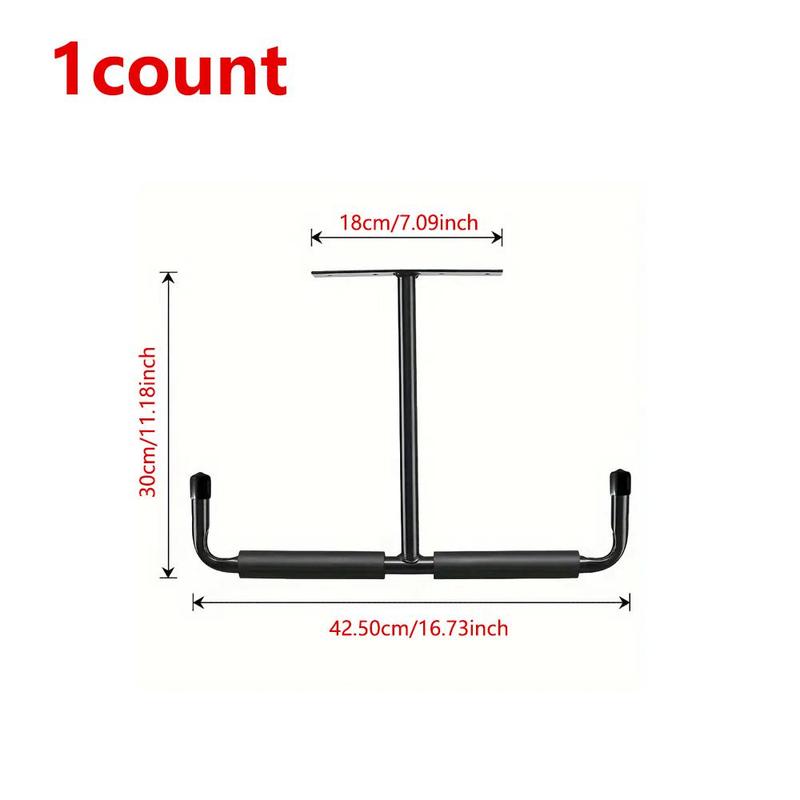 T-shaped Garage Storage Hook Rack, 1 2 Counts Ceiling Installation Hook, Suitable for Hanging Hoses, Wood, and Other Bulky Items