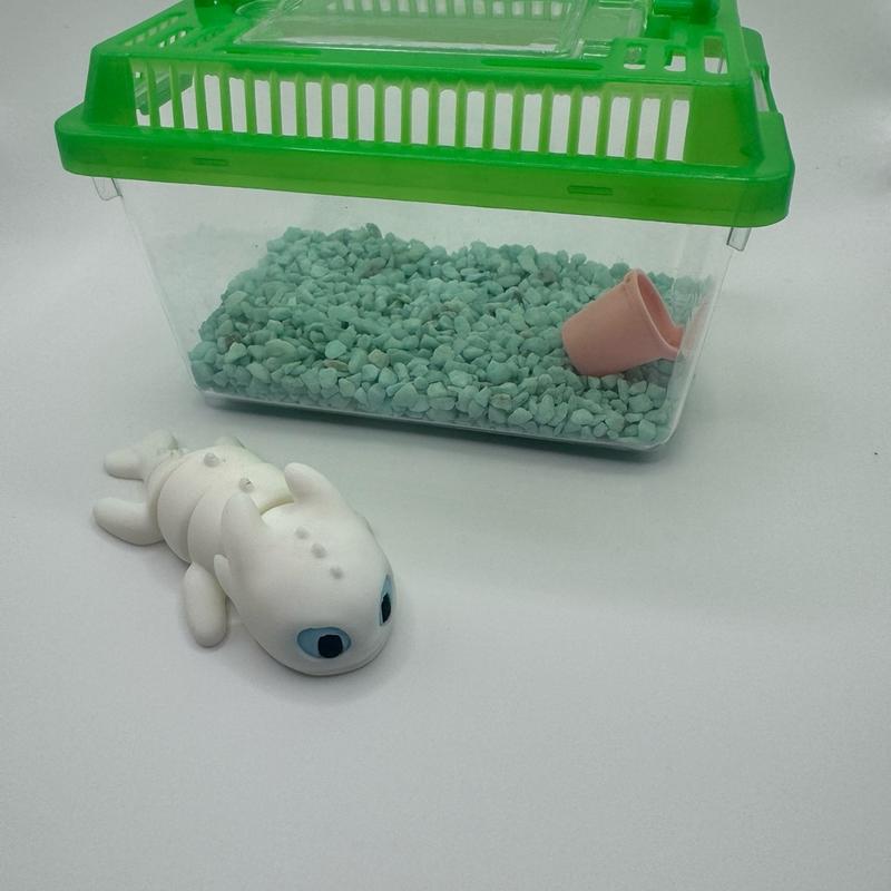 3D Printed Pocket Pets with Cages, 3D Articulating Animals