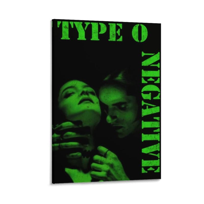 Type O Negative Poster Boys And Girls Room Aesthetic Print Poster And Canvas Print Room Wall Art Poster Bedroom Living Room Dormitory Decor