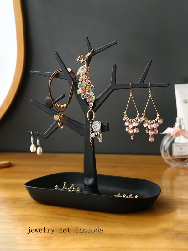 Simple Wind Black Branch Shape Design Jewelry Display Stand,  Simple Style Jewelry Organizer for Women & Men, Jewelry Display Stand for Home & Office, Jewelry Not Included