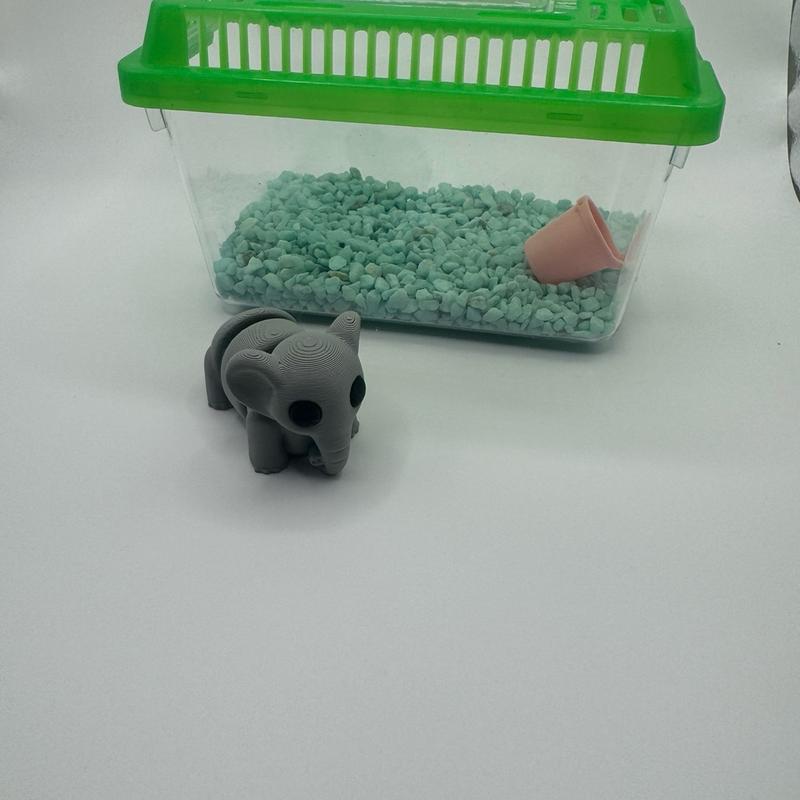 3D Printed Pocket Pets with Cages, 3D Articulating Animals