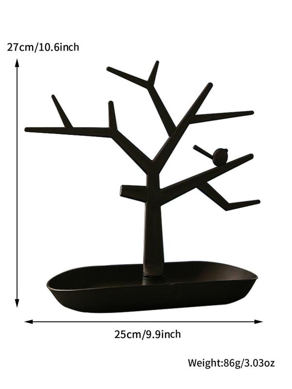 Simple Wind Black Branch Shape Design Jewelry Display Stand,  Simple Style Jewelry Organizer for Women & Men, Jewelry Display Stand for Home & Office, Jewelry Not Included