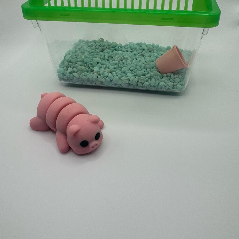 3D Printed Pocket Pets with Cages, 3D Articulating Animals