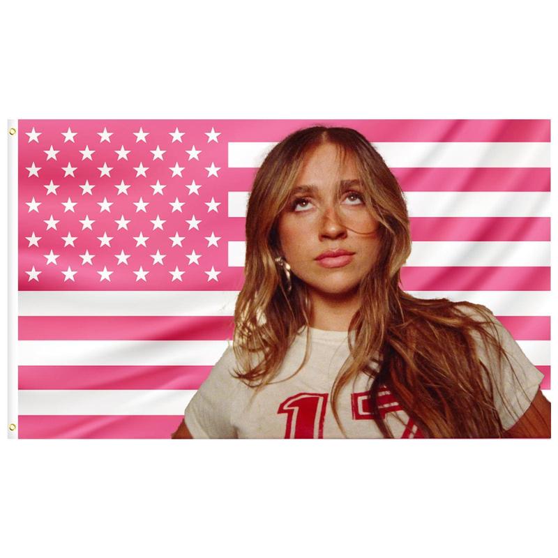 Tate Mcrae Pink America Flag, 3x5ft Flag, Home Décor, Gifts for Fans