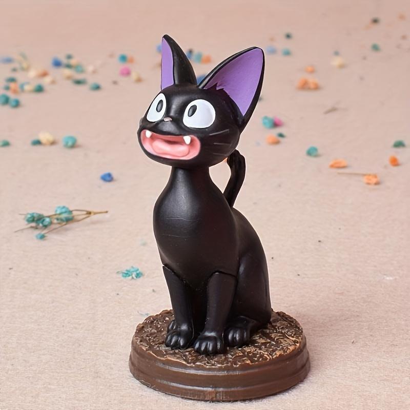 6Count Creative Cute Black Kitten Decorative Ornaments, Cartoon Cat Desktop Decoration Statue For Bedroom, Office, Study, Miniature Landscape Decoration, Doll House Decoration Accessories