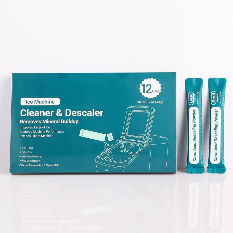 Ice Maker Descaling Powder | 12 Use & Individually Packed for Each Use |  Citric Acid Descaler Compatible with All Major Brands