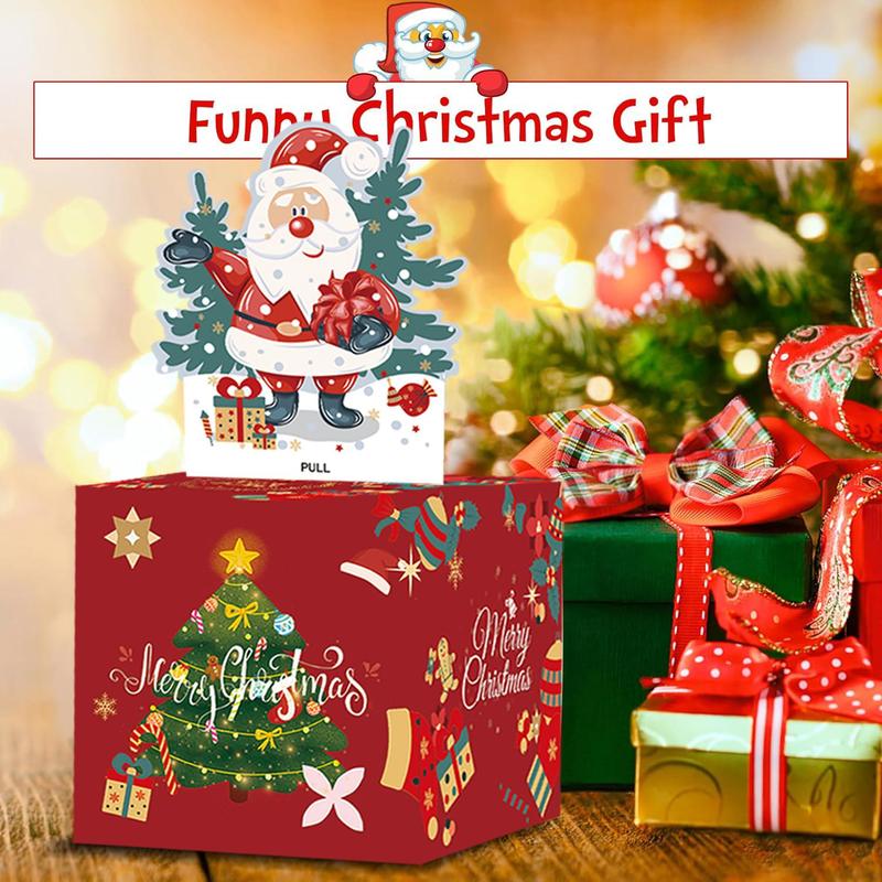 Christmas Themed Money Box, 1 Set Creative  Birthday Cash Gift Box, Party Decoration Supplies for Festival Christmas