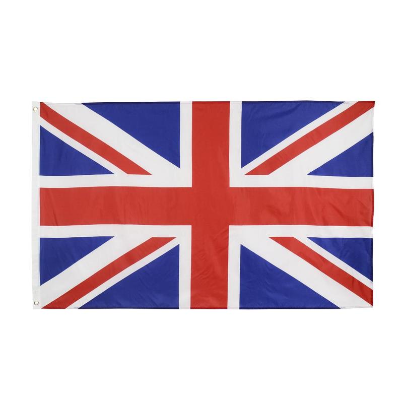 United Kingdom Flag, Union Jack, 3x5ft 90x150cm UK Flag, Hanging Polyester British National Flag Banner for Celebration