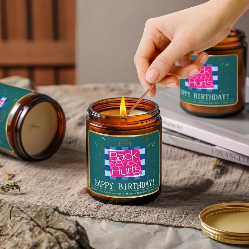 Happy Birthday Candle Gifts for Women,Unique Best Friend Birthday Gifts for Her,Sister,Funny Birthday Gifts for Men,Mom,Dad,Bestie Present,16 18 21 30 40 50 60 Bithday Gifts