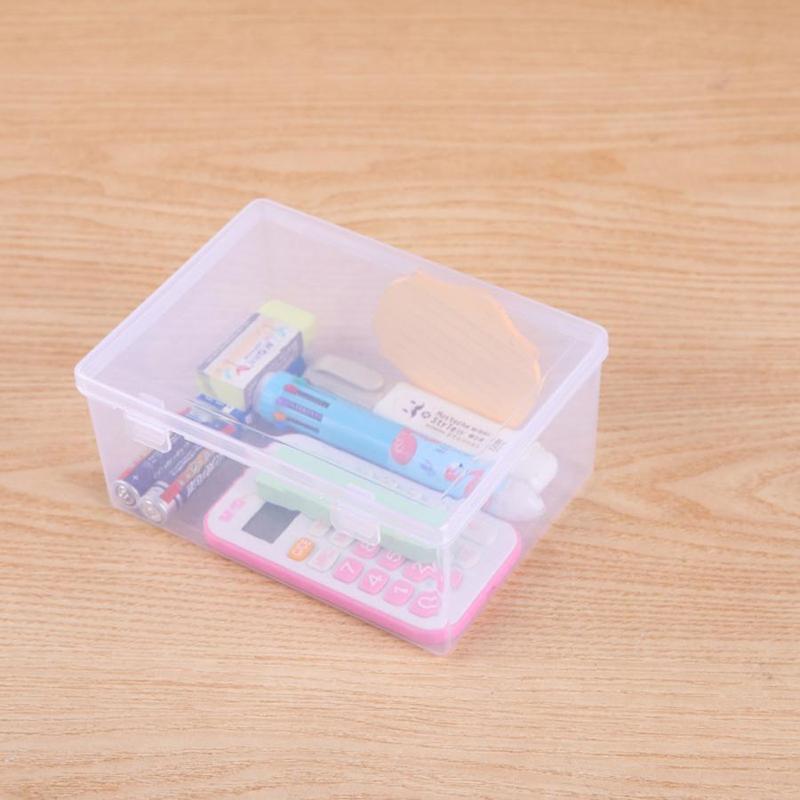 Clear Storage Box, 1 Count Multi-grid Storage Box with Lid, Home Organizer for Jewelry, Electronics, Stationery, Office Supplies