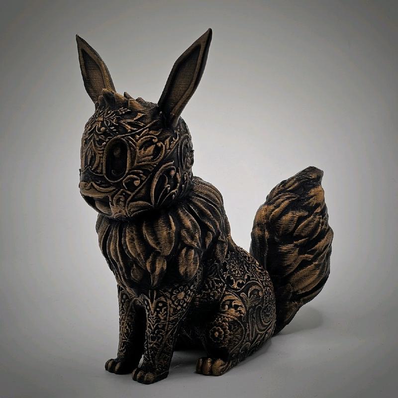 Eevee 3d Printed Pokemon Statue Decoration